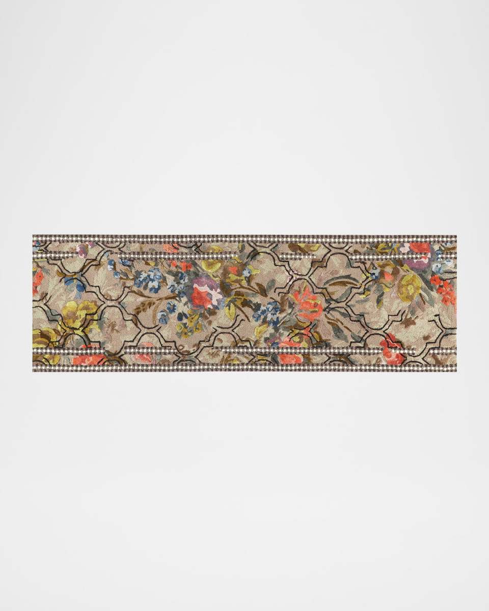 Field Study Floral Rug, 2'6" x 8'
